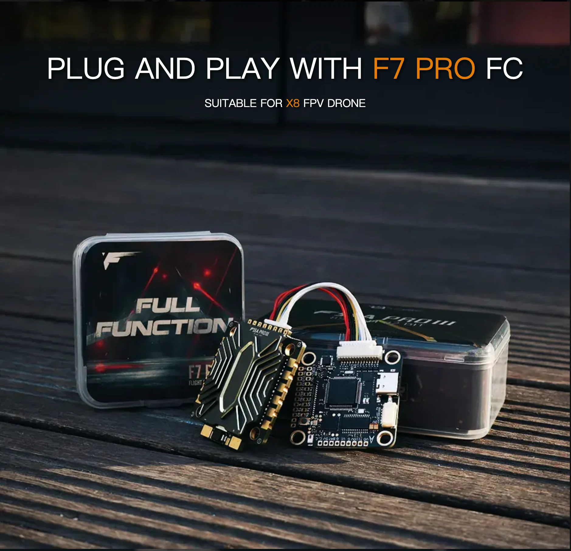 F55A Pro III 6-8S T-MOTOR 4in1 ESC SUPPORT WIDE PWM FREQUENCY SUITABLE for X8 FPV DRONE H8190f5340338454f8655c176ef0fa912y