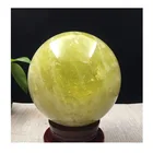 Hot Sale Beautiful Big Size Natural Citrine Crystal Sphere