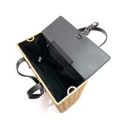 Handbags Lady Fashion Suitcase Woven Rattan Straw Summer Handbags Travel Tote Bags