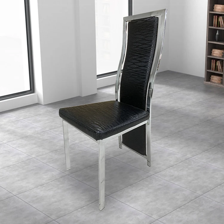 Hot Selling Home Furniture Cheap Simple New Design PU Leather Dining Chair