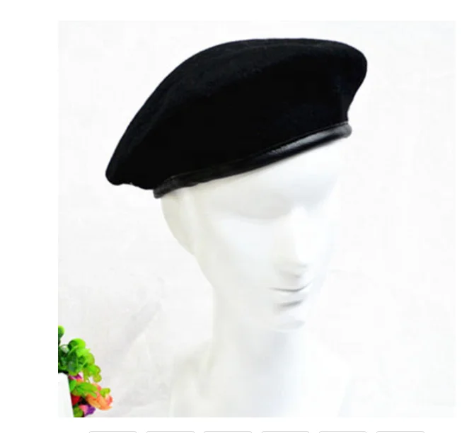 Fashion Wool Beret Polyester Military 