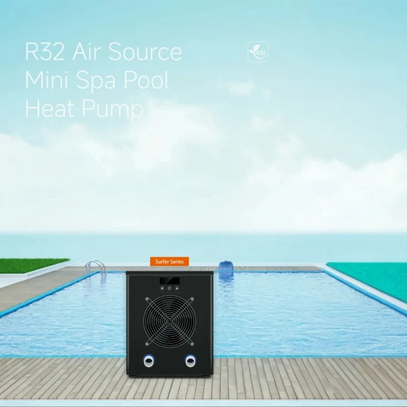 SDT-MY-32 High Efficiency 6.5KW Pool Heater Quiet Operation R32 Refrigerant Energy Saving Low Noise Galvanized Steel Casing for manufacture