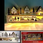 Design Holiday 2020 Newest Design Top Quality Led Light For Holiday Lighting Christmas Light Wooden Village