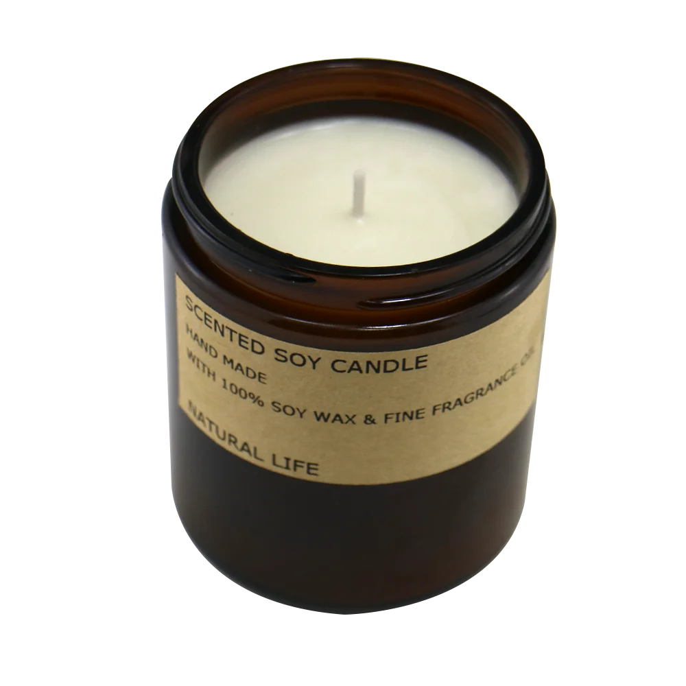 amber scented candles