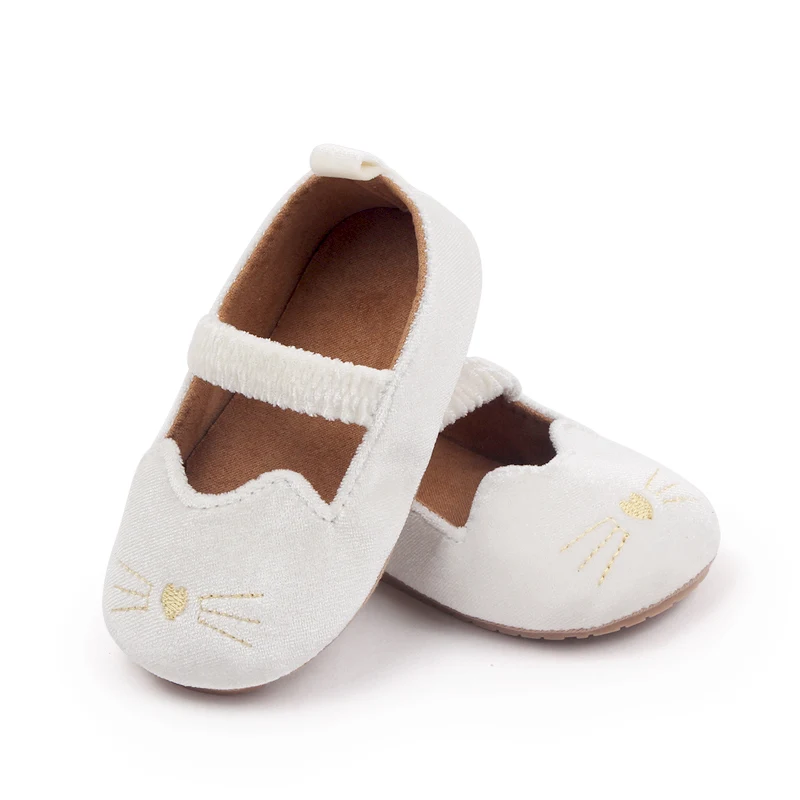 New Arriving Spring and Autumn Cartoon Cat Head Soft Bottom Non-slip Baby Prewalker Shoes supplier