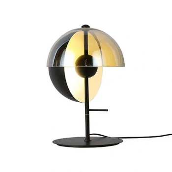 Minimalist Nordic Modern Creative Glass Table Lamp for Living Room Art Room Bedroom Study Room