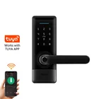 Smart WiFi Electronic Digital Password Airbnb Apartment Home Door Handle Smart Lock