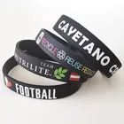 Black Rubber 2021 Cheap Wholesale Non-toxic No Moq Custom Black Bracelet Silicone Rubber