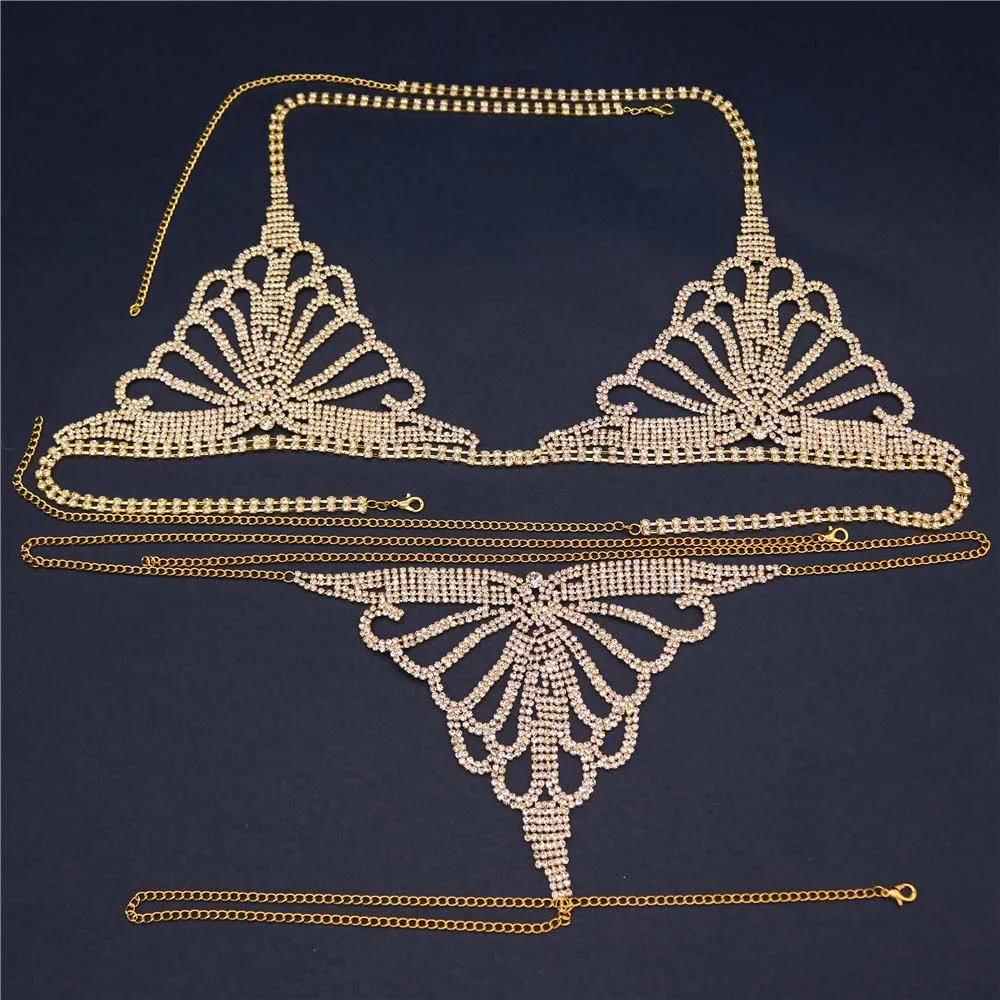 Crystal Bikini Body Jewelry Set Women Sexy Body Chain Buy Women Body