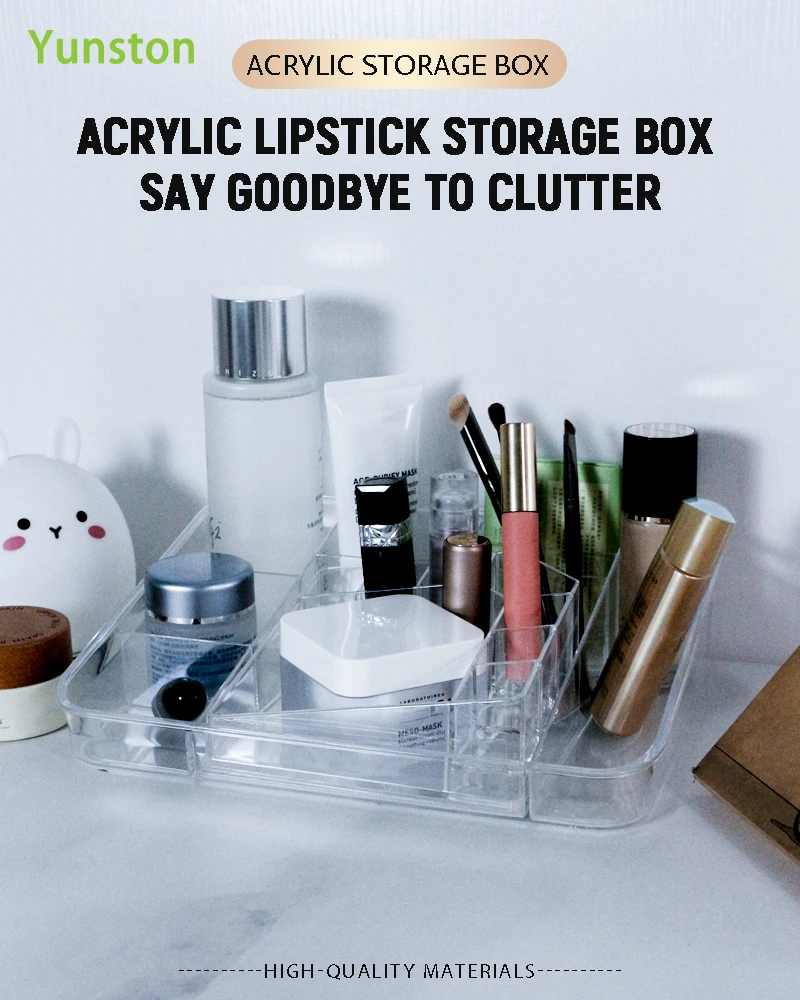 product plastic clear desktop cosmetics storage organizer jewelry nail polish lipstick display box-3