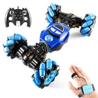 Car Car 2.4g Remote Control Double Side Twisting Stunt Toy Car Hand Gesture Sensing Control Rc Stunt Car