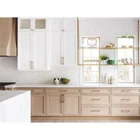 Kitchen Solid Wood Kitchen Custom Design Oak Solid Wood Modern Kitchen Cabinets With Island