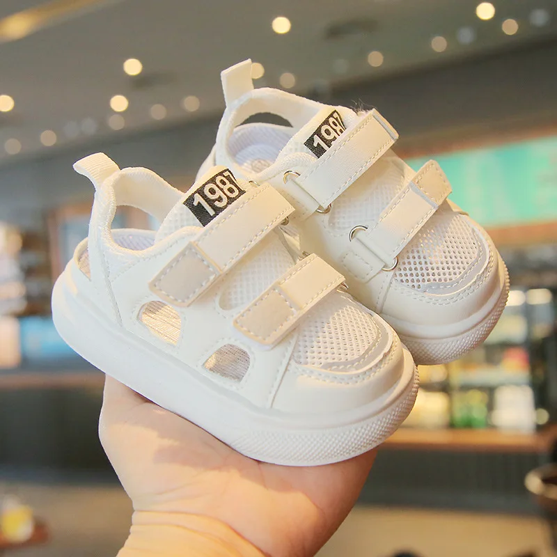 2023 summer kids casual shoes cover toe heel rubber sandals children shoes sandals for boys girls