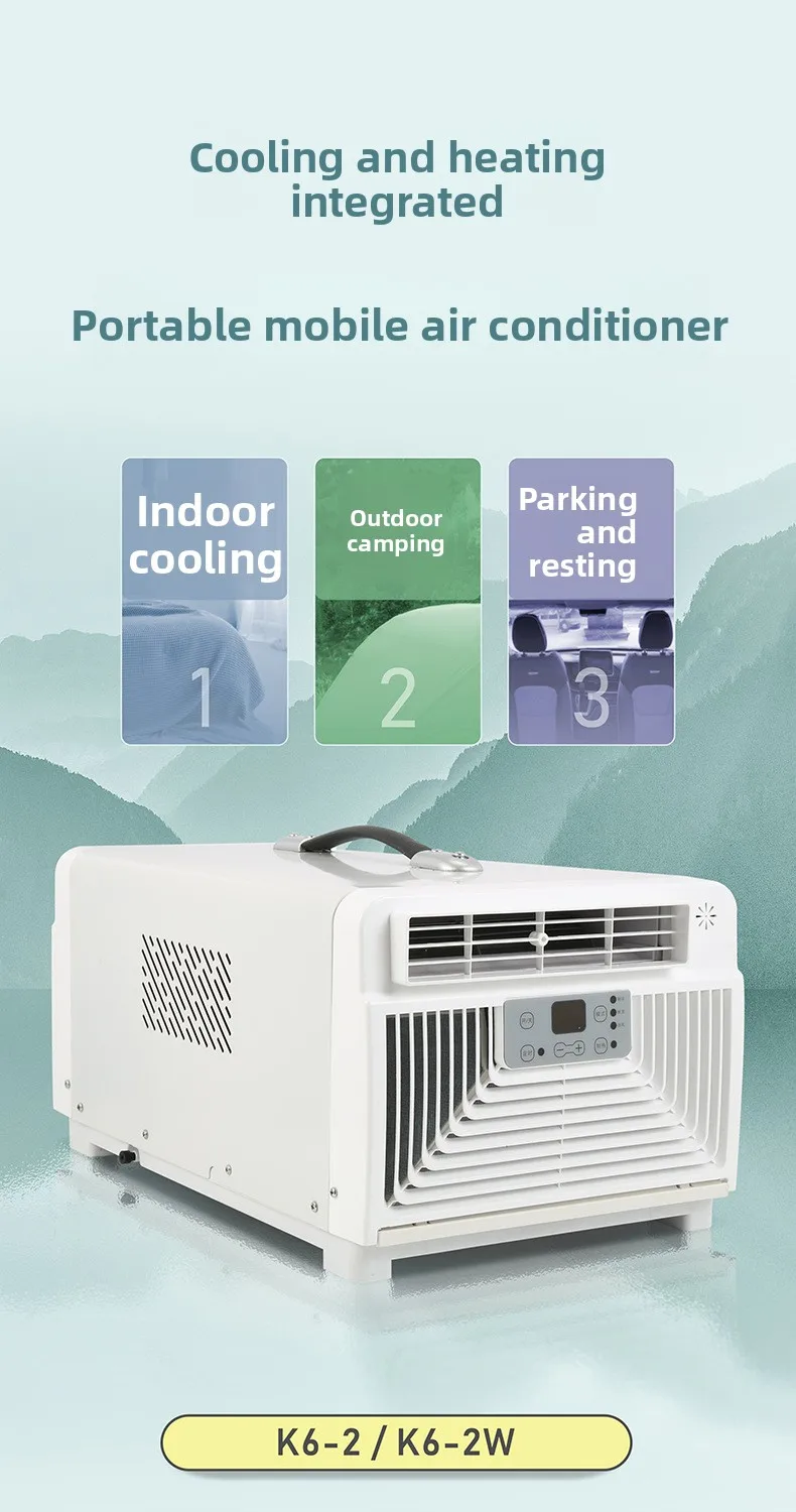 Window Air Conditioner, Portable, 3400BTU, Battery - detail 8