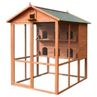 Parrot Outdoor Pigeon Cage Aviary House Shed Bird Pairing Wooden Parrot Pet Cage Rainproof Sunscreen Anticorrosion