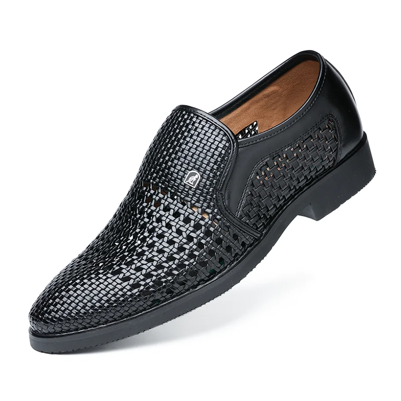 Leather Shoes Summer Sandals Hole 