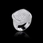 Rings Rings 2021Hip Hop Iced Classic Luxury Fashion Chunky Personalized 14K Gold Rings For Men