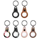 Airtag Holder Anti Lost Cover Real Leather Airtag Case Llaveros Airtag Holder Airtag Genuine Leather Case