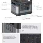 Energy Portable Power Station Light 1000W Sun Energy Power Station