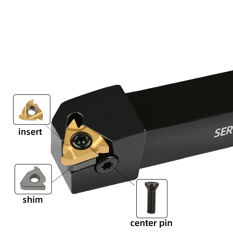 Turning Tool Holder Grooving Cutter for CNC Machining Center, Right and Left Hand, 42Cr factory