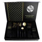 Set 24 PIECE Tableware Gift Set 304 Stainless Steel Bright Portuguese Tableware Set