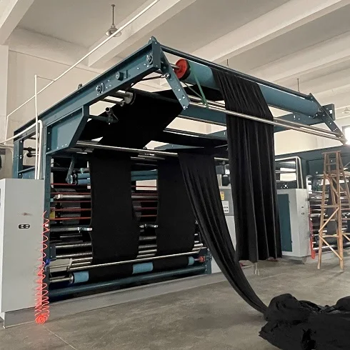 Knit Fabric Tubular Compactor Machine Cotton Polyester 3 Ends French Terry Fabric for Hoodie Fabrics supplier