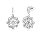 Earring Earrings 2021 Trendy Latest Design Popular Jewelry Flower Earring For Girls Silver 925 Earrings