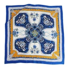 Wholesale Digital Print Luxury White Hair Silk Scarf