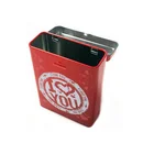 Cigarette Case Hot Selling Hinged Metal Cigarette Box Tin Tobacco Cigarette Cigar Tin Case