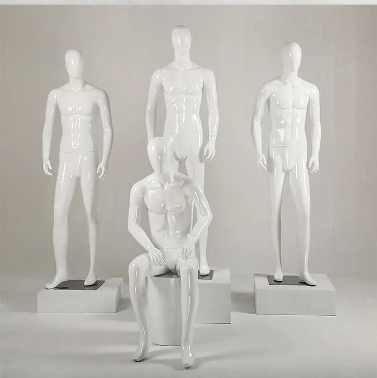 Manichino Uomo Per Abbigliamento Sportivo - Busto Nero Con Supporto Metallico Regolabile, Per Esposizione - Foto 3