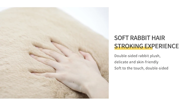 Wholesale Throw Pillow Modern Fur Throw Pillow Covers White Faux Rabbit Fur Throw Pillows H81ea75f4225d4886a8c58de5da29ab8ag