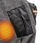 4M-DR2 Electric Long Sleeve Waterproof Windproof Poncho Surf Swimming Changing Heated Change Robe