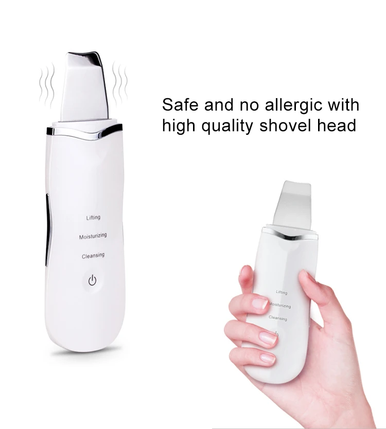 Portable Face Massager Personal Care Beauty Gadgets Deep Face Spatula Cleaning Facial Ultrasonic Skin Scrubber