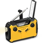 Radio Fm Low Moq New 2021 Mini Emergency Radio Hand Crank Light Solar Radio With FM AM NOAA