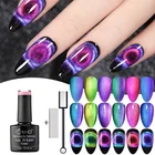 Uv Gel Polish Private Label RS Nail Free Sample Uv Nail Polish Gel Magic Cat Eye Color Gel Private Label