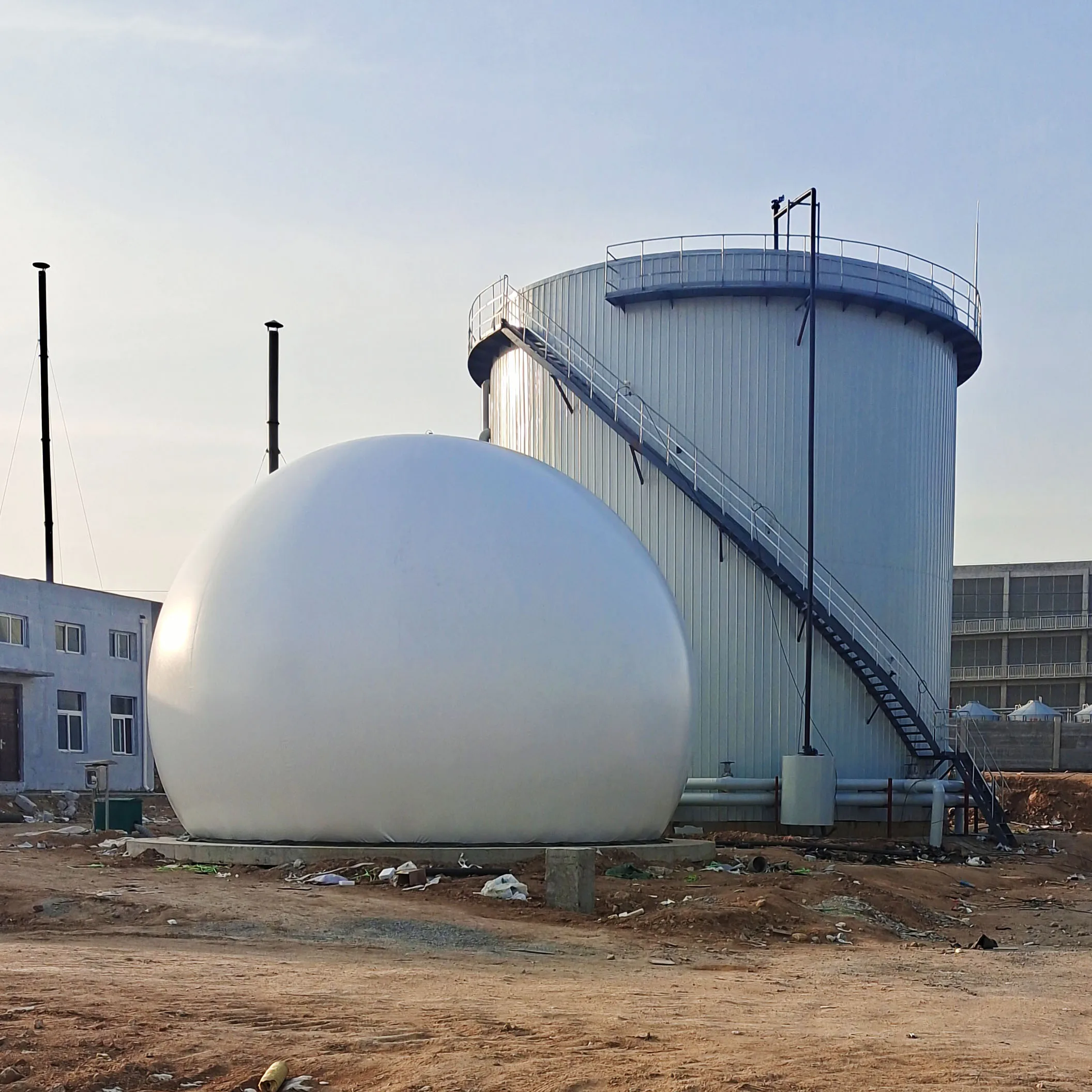 Cubic Meters Biodigester Biogas And M Gas Holder Capacity