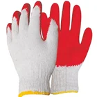 Latex Gloves Of Latex Material For Farm Work Use Latex Coated With Crinkle Finish With Smooth Finish