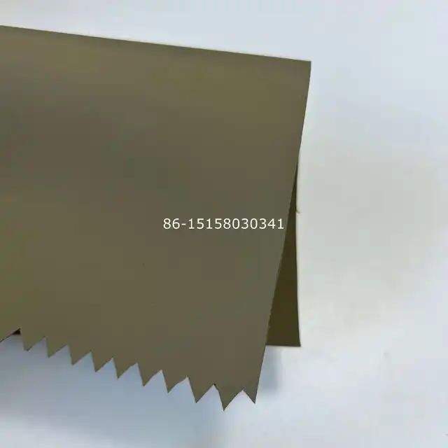 0.6mm Tan Hypalon Rubber Fabric for Outdoor Gears