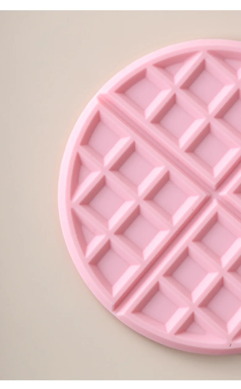 Creative Waffle Silicone Pot Holder Insulation Mat Waterproof Non-slip Dining Table Placemat Insulation Placemat manufacture