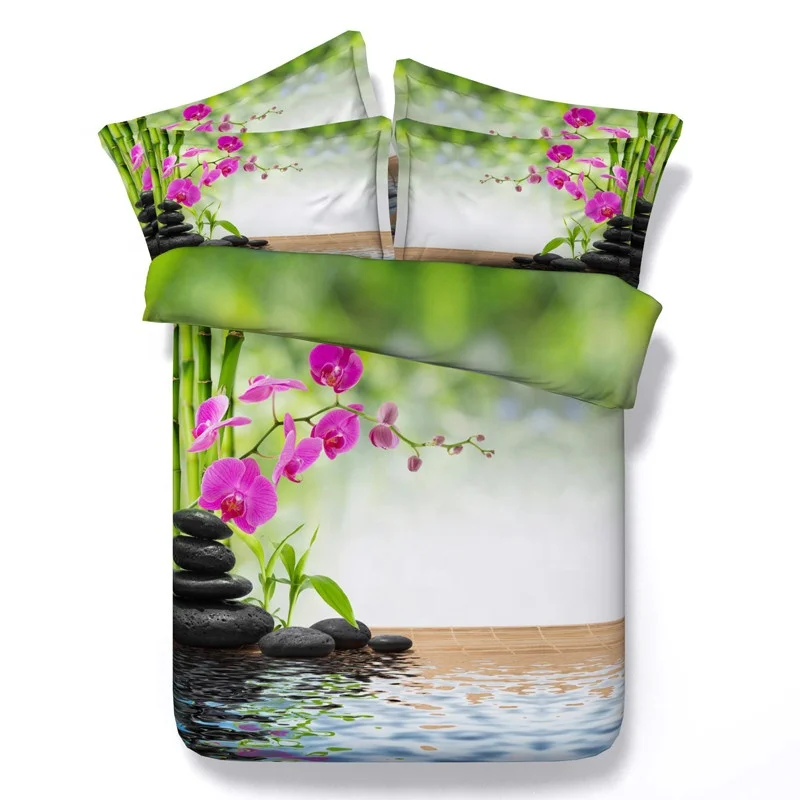 Bamboo Spa Housse de Couette Bamboo Flower Orchid Pierre 