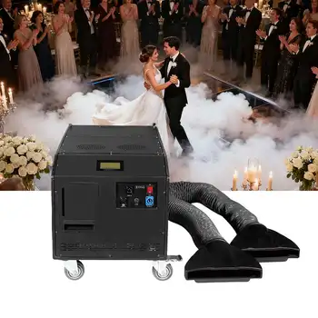 3000W Electric Sprayer Fog Machine DMX Low Lying Smoke Machine for Wedding Party Stage Events DJ Disco Night Club Smoke Machine