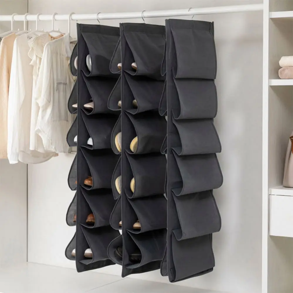 Space Saving Clothes Closets Roll Holder Hanging Organizer Storage for Yoga Legging towel handbag purses back-packs