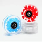 Roller Light 4 Roller Skates Flash Wheel For Outdoor Double Row Skating Light Wheel