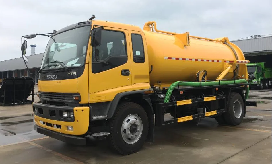 2021 New Style Suction Sewage Truck Isuzu 12cbm Cleaning And Sewage