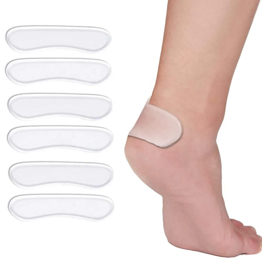 3 PAIA Silicone Gel Heel Grip STOP lo scivolamento Scarpa Stivale Piede pastiglie di protezione 