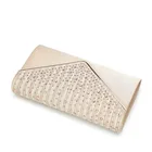 Bag Evening Women Wedding Clear Rhinestone Overlay Flap Envelope Style Bag For Party Ladies Crossbody Evening Bag