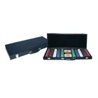 Chip Chips Multiple Chip Case Leather Chips Box Poker With Suitcase