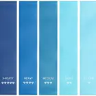 Stretching 2021 Factory Whole Price Woman Stretching Bands For Body Building Resistance Bands Set Gradient Blue