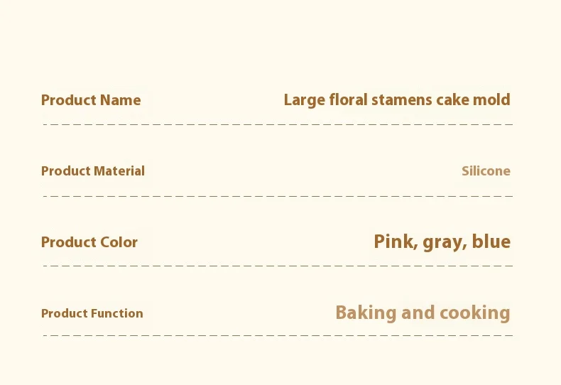 24cm Large Flower Shaped Silicone Cake Mold Creative DIY Baking Mold for Unique Cake Designs Cake Tools supplier