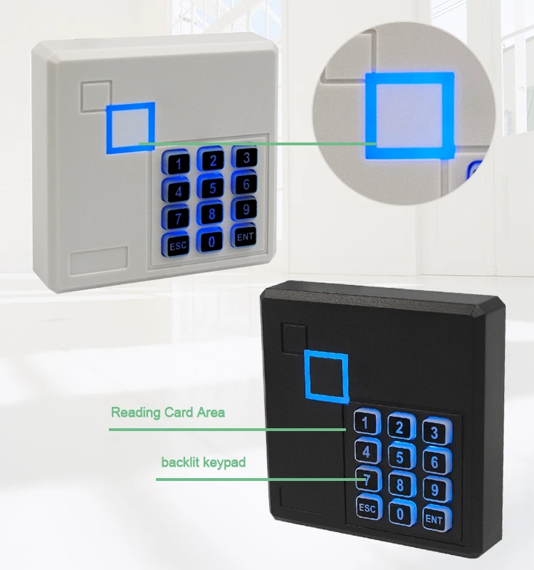 13.56Mhz Card Reader Passive RFID Reader IC Smart Access Control RFID Fixed Reader Door Lock System
